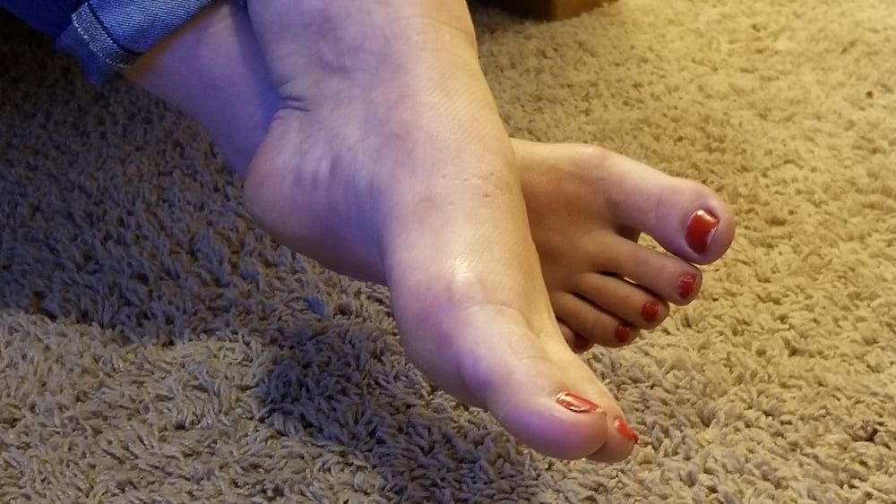 Jens red toes & soles #22