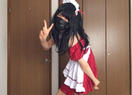 Maid clothes crossdressing