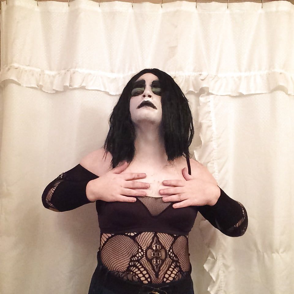 Devil in lace (goth tranny) #3
