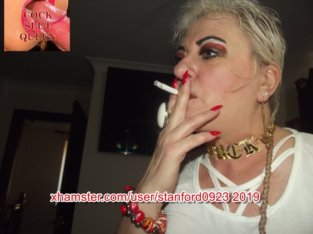 SLUT PLAYING SMOKING  #2