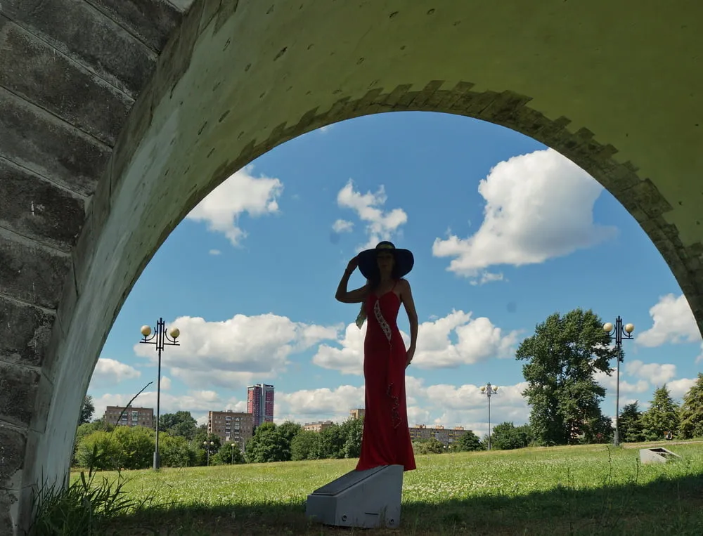 under the arch of the aqueduct #10