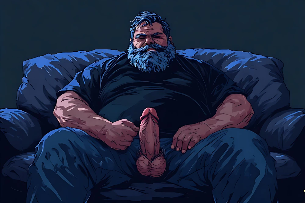 Bear Men Jerking (AI Art) #6