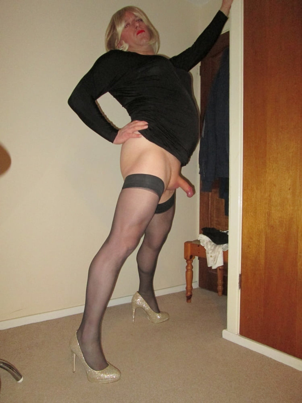 SISSY POSING IN FEMWEAR #7