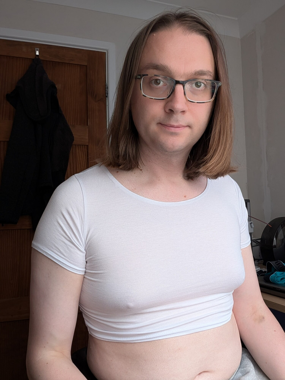 White Crop Top #17