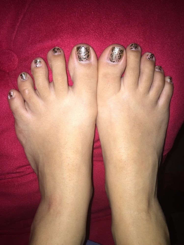 Cum Covered Latina Toes #41