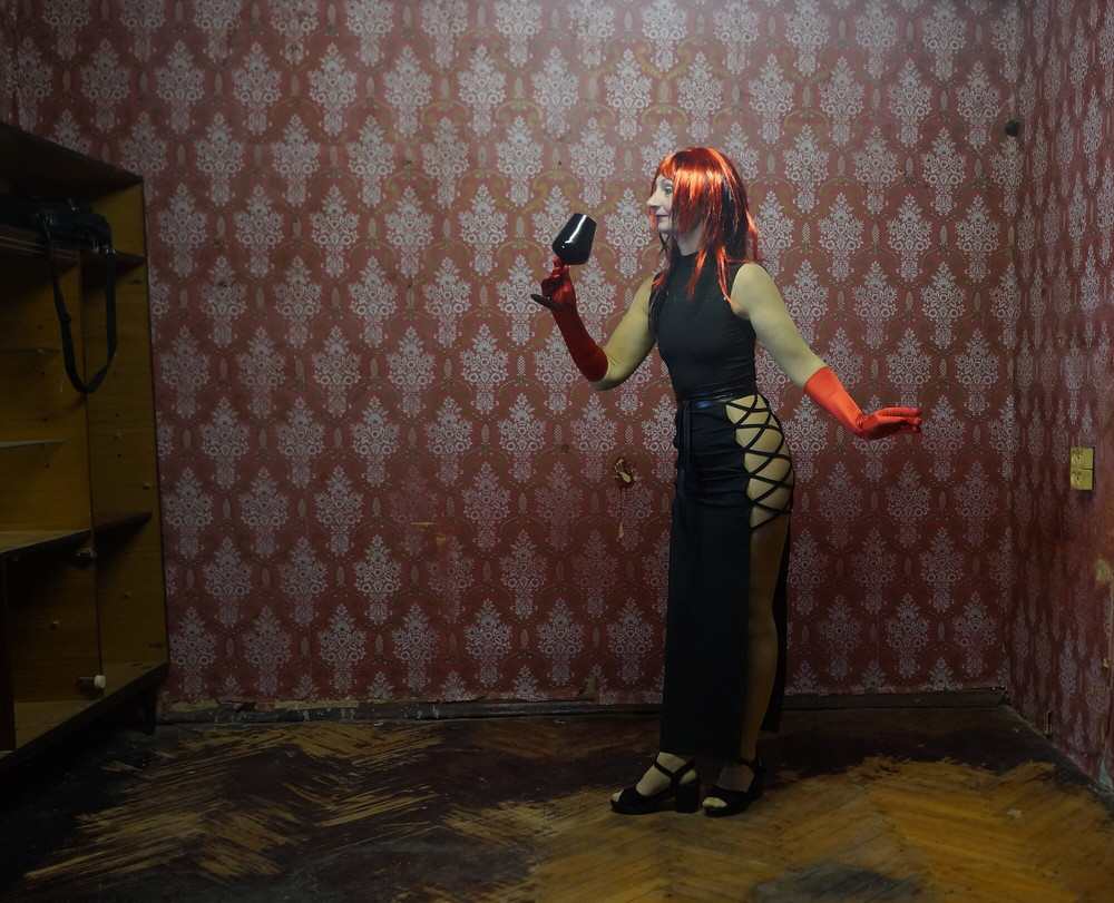 At the evening window #13