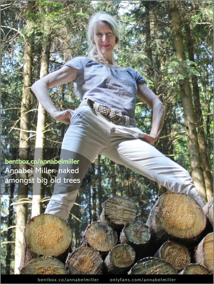 Annabel Miller: naked amongst big old trees #15