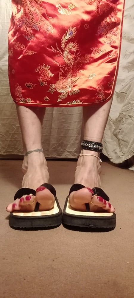 asian ts sexy feet in sandals, mules, high hells .  #2