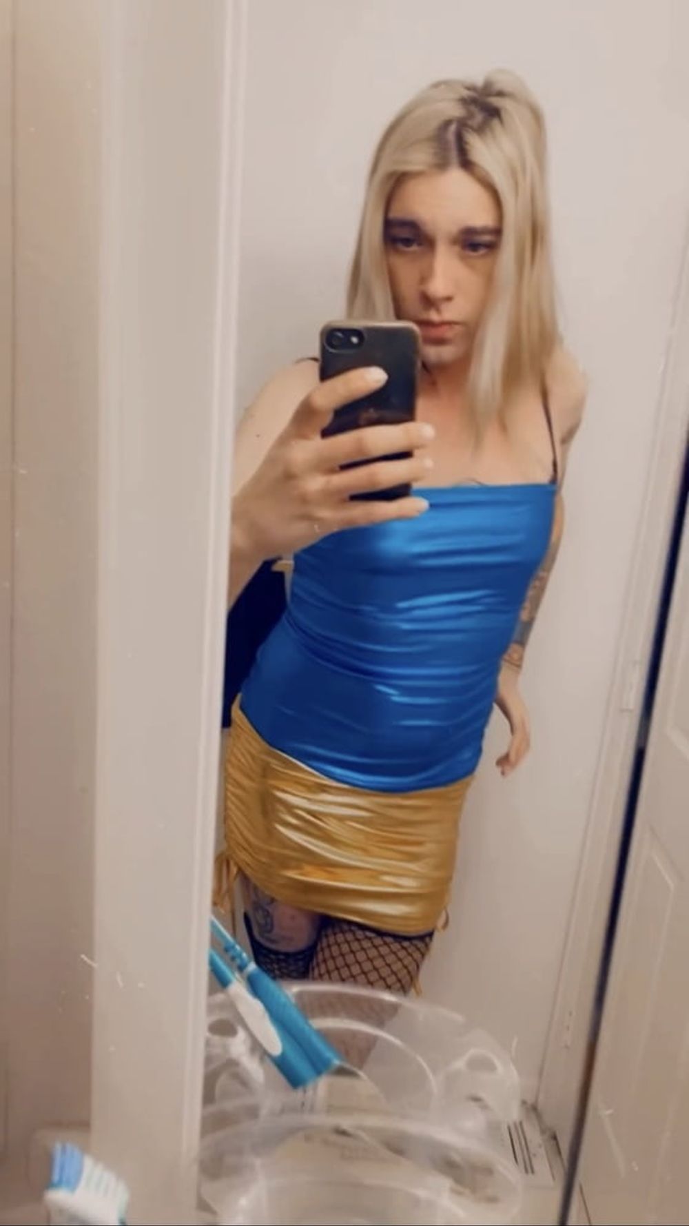 Blue and Yellow Slut #56