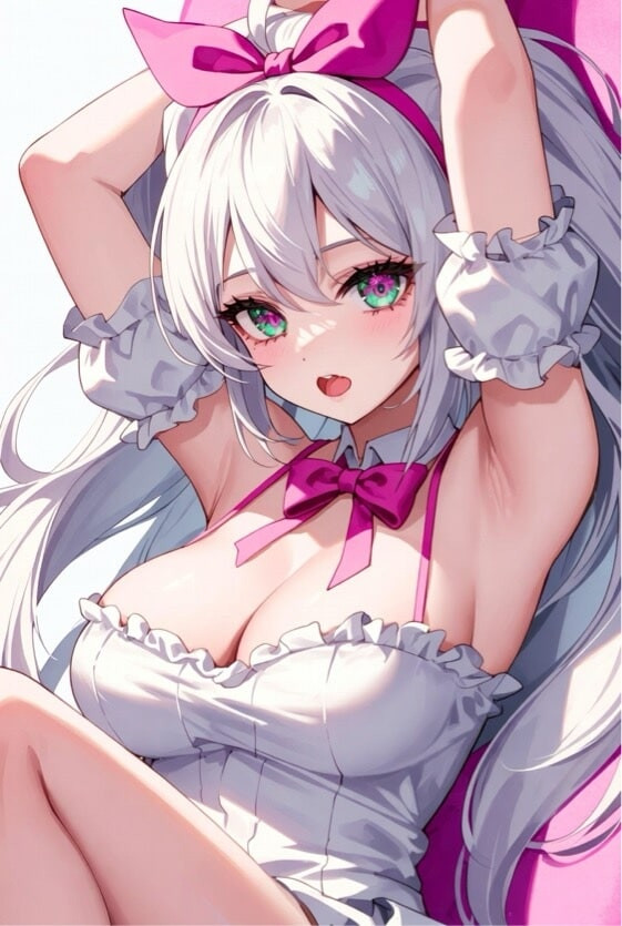 Cute Anime Girls Showing Their Curvy Poses – AI Art Collecti #11