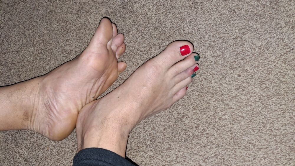 My Christmas toes #7