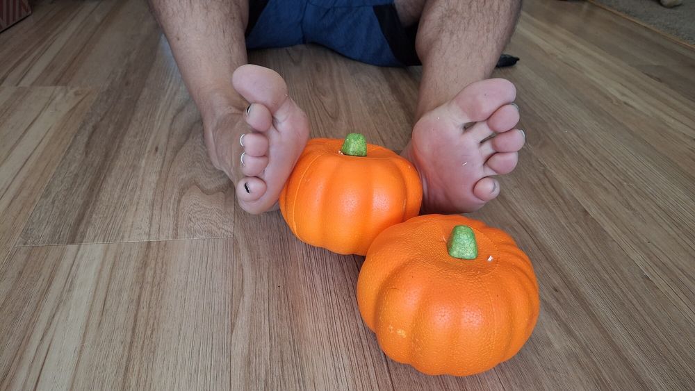 Pumpkin Foot Fetish #17