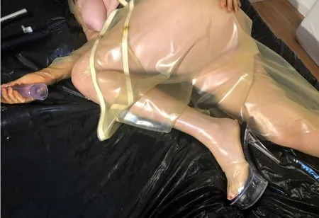 transparent latex masturbation         