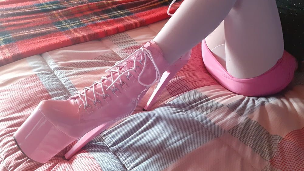 Pink Ankle Boots #2
