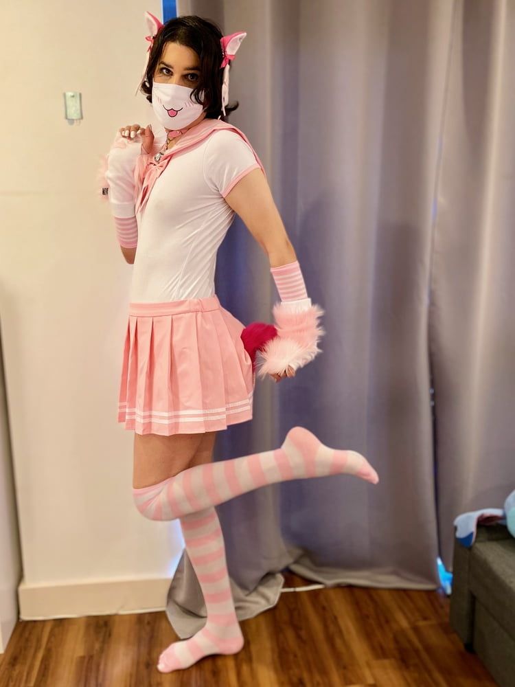 Pink Seifuku Catgirl #20