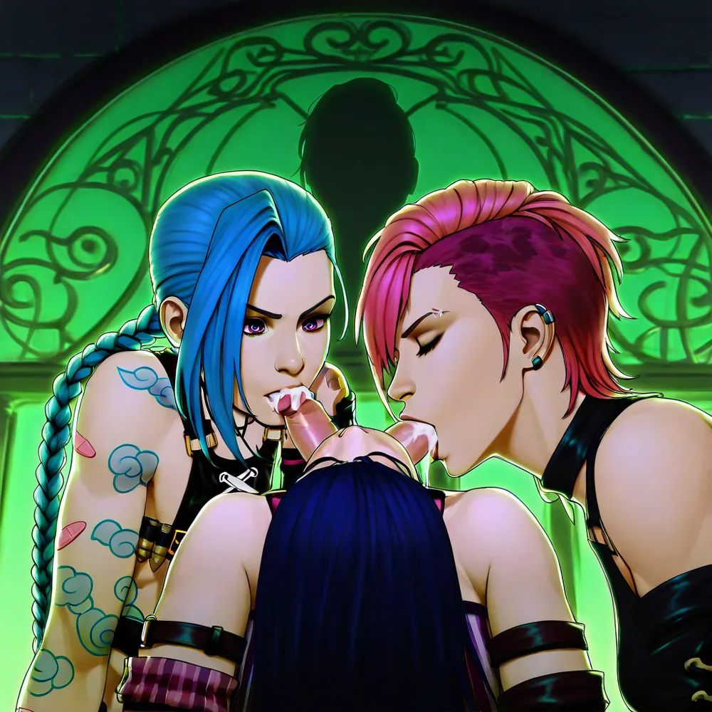 Vi, Jinx, and Caitlyn #58