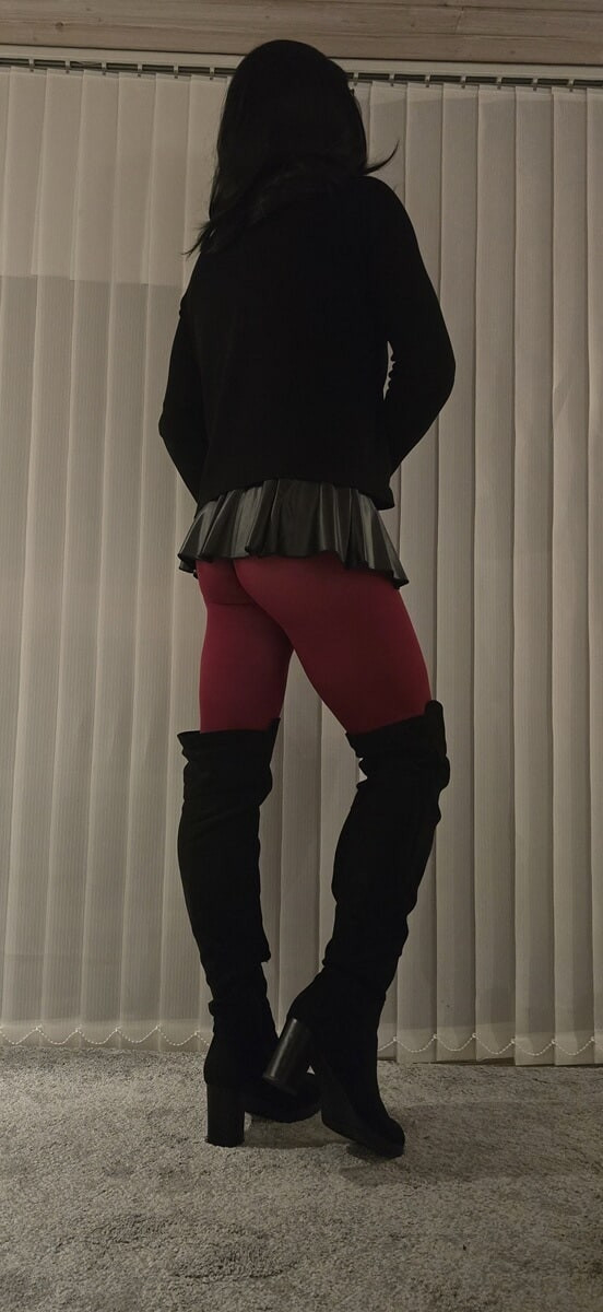 New dress, skirt and pantyhose.