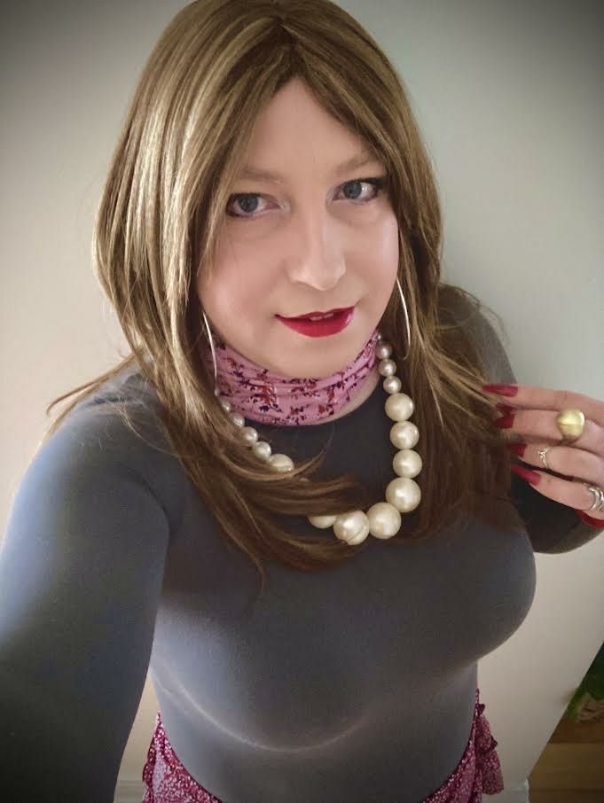 transgender Sabrina with elegance and femininity #56