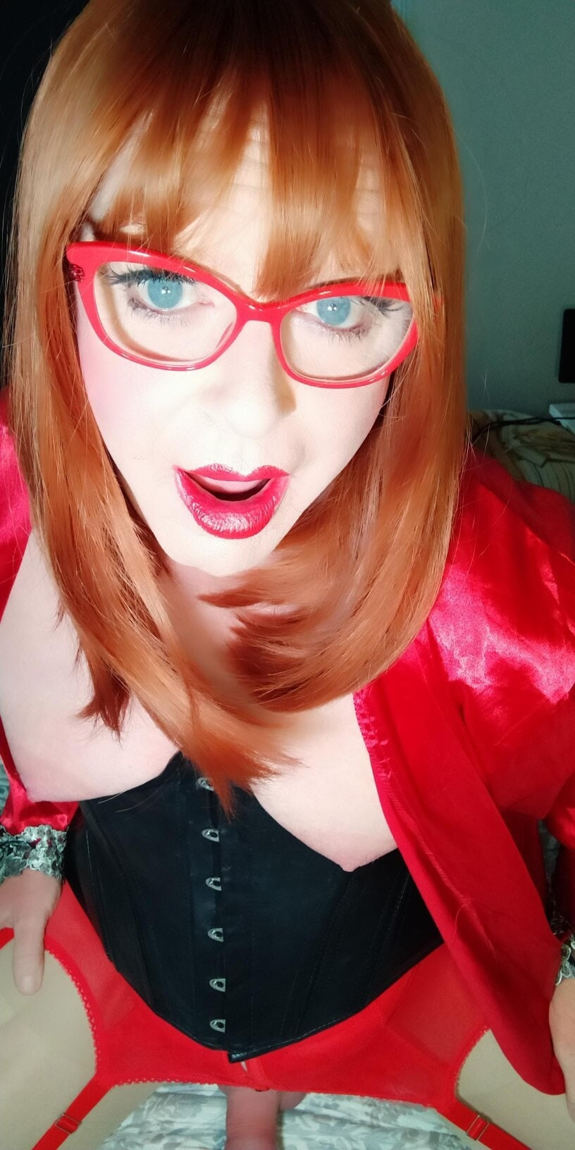 Crossdressing redhead  #42