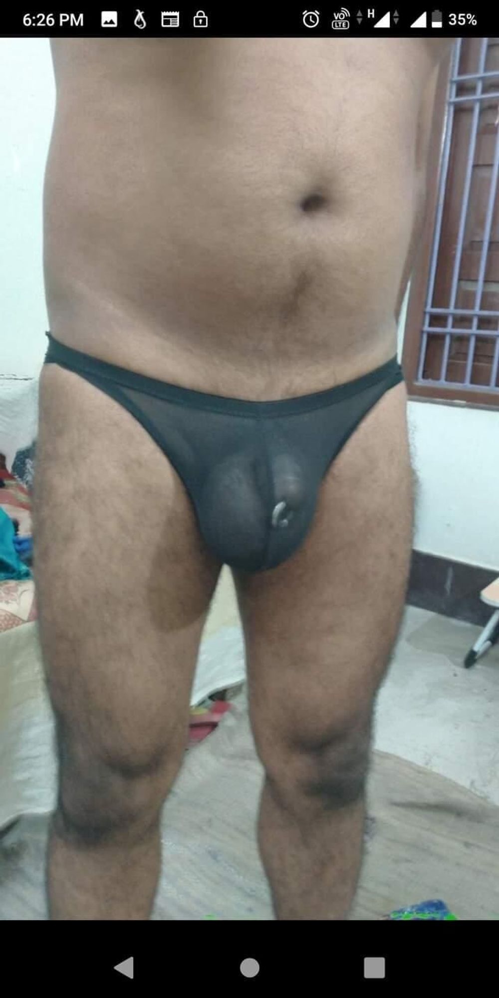 Huge ball and Pierced dick