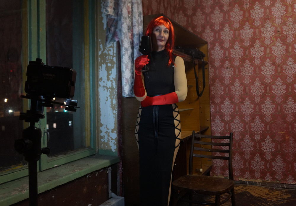 At the evening window #9