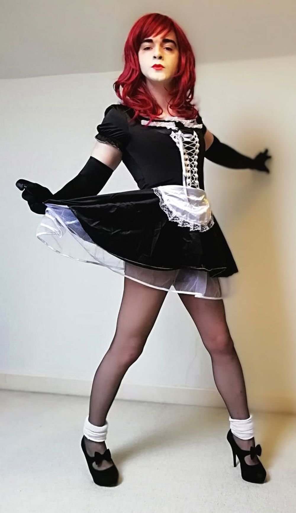 Marie crossdresser in maid uniform #10