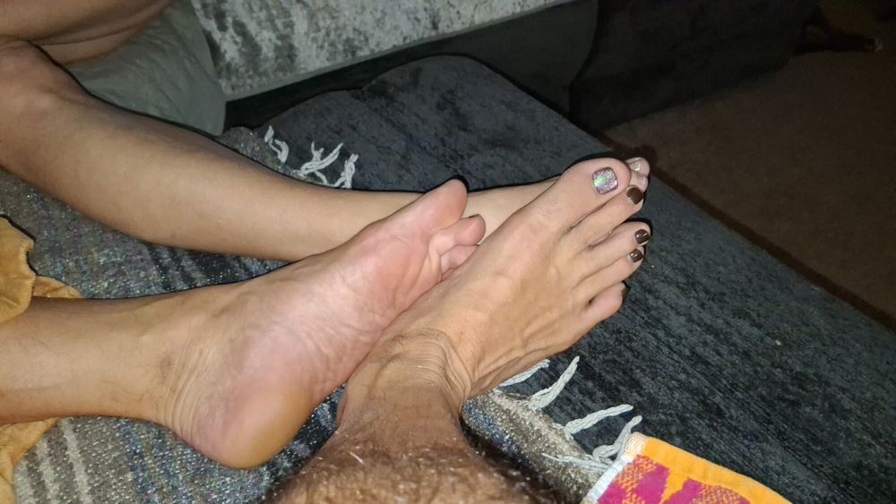 Playing footsie #8