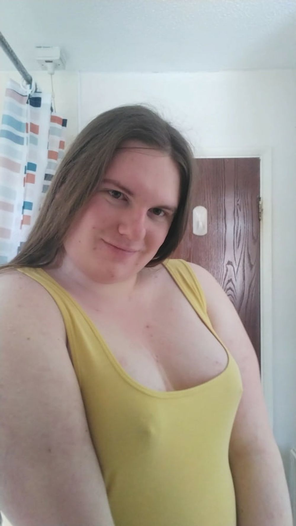 My sexy yellow vest top  #6