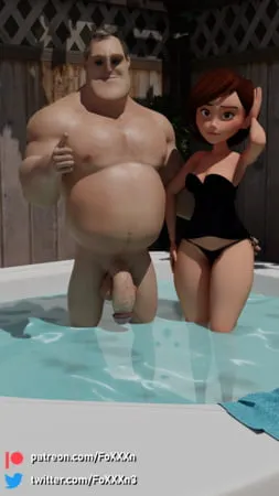 helen parr hot tub sex         