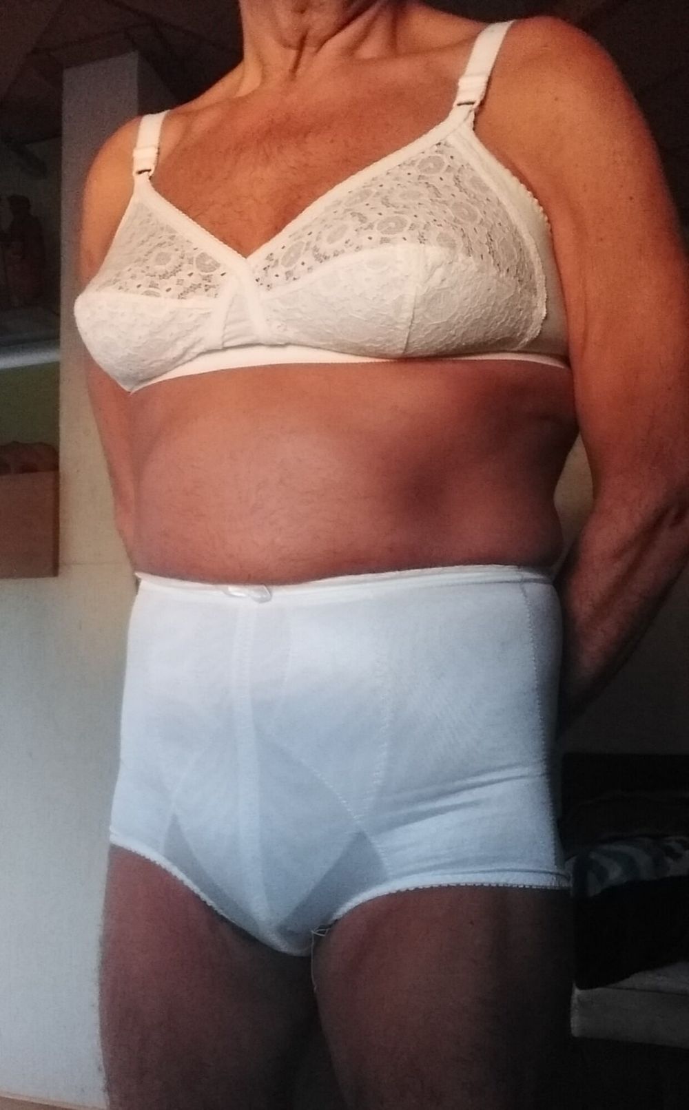 White lingerie bodice