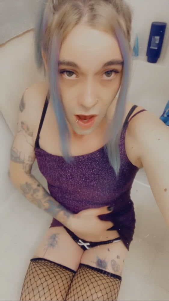 Hot Purple Minidress Slut #32