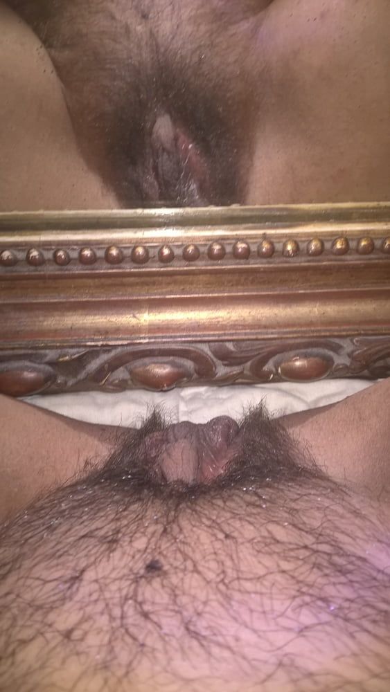 Hairy JoyTwoSex - Horny Selfies On Bed #40