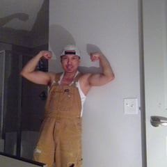 Flexing In Overalls!