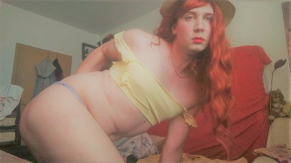 Redhead schoolgirl and her cute panties #14