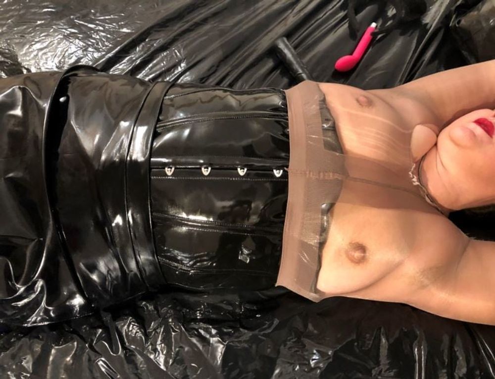 Latex, Heels and Dildo Blowjob #35