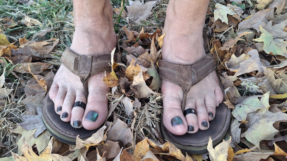 Feet in the leaves #9