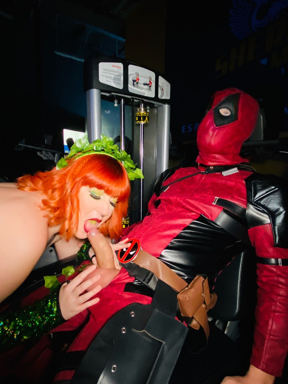 GYM LOCKER ROOM SEX with Poison Ivy &amp; Deadpool (HOT) #6