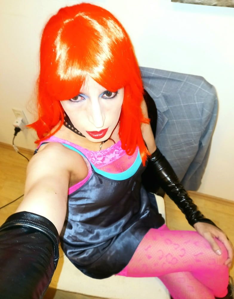 Redhead and catsuit #9