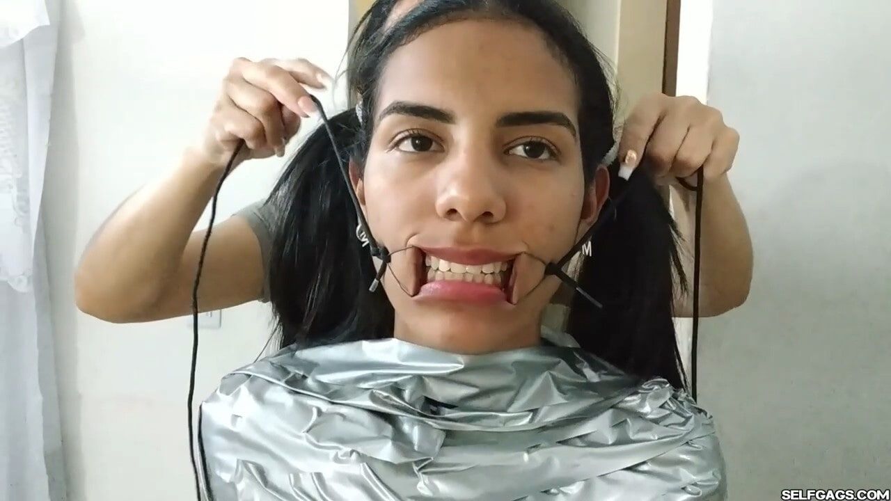 Mummified Latina Slut Mouth Hooked And Helpless #10