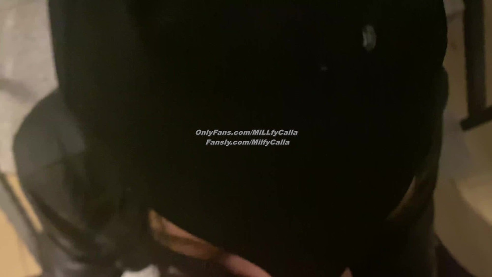 Batman Mask Blowjob on the Stairs – Cum on My Mouth & Mask #41