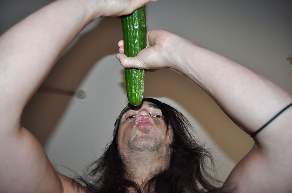 Tygra gets off with two huge cucumbers #40