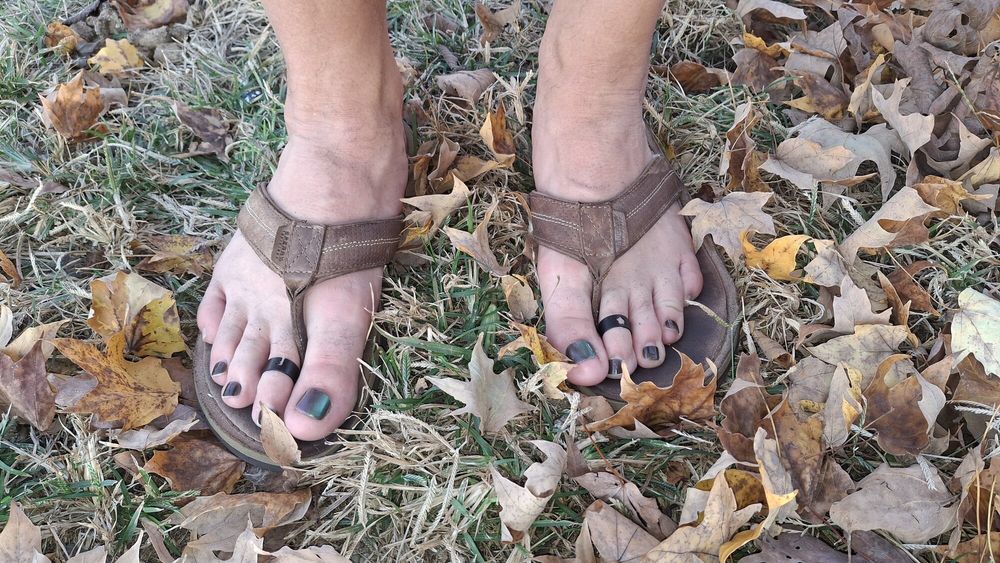 Feet in the leaves #3