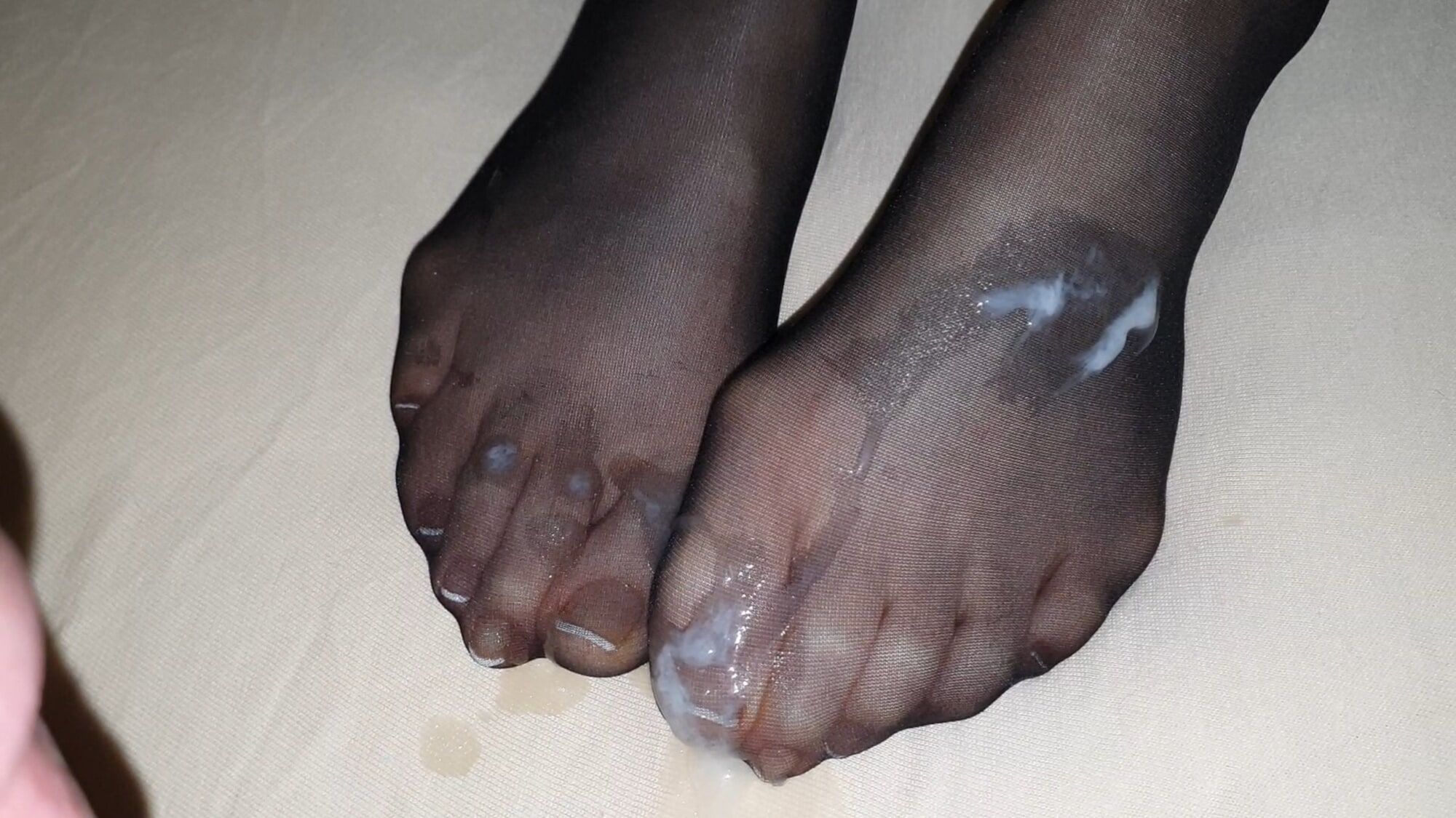 Semen on wife&#039;s feet all the time #35