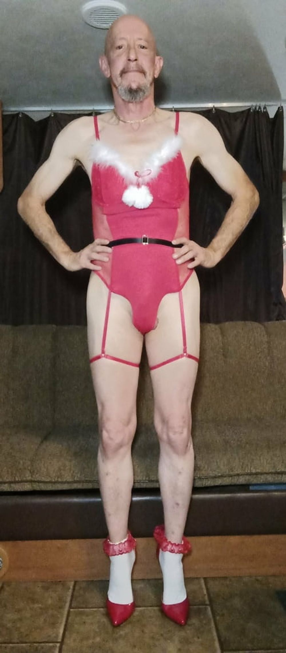 Faggot Andrew Brown in the Holiday Spirit #2