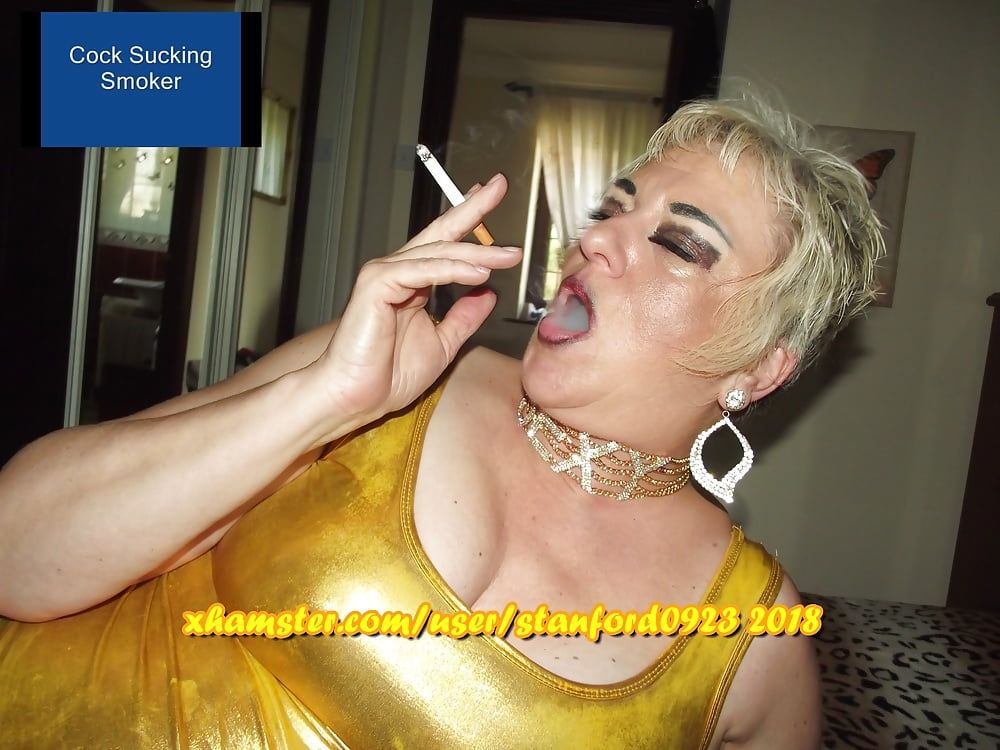 COCK SUCKING SMOKING SLUT #33