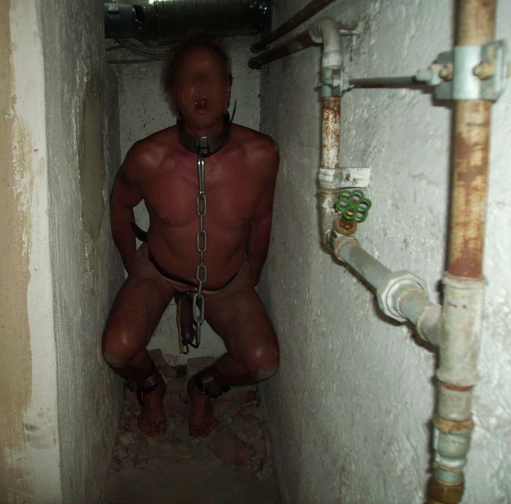 Slave Man locked up dirty Prison Erection #18