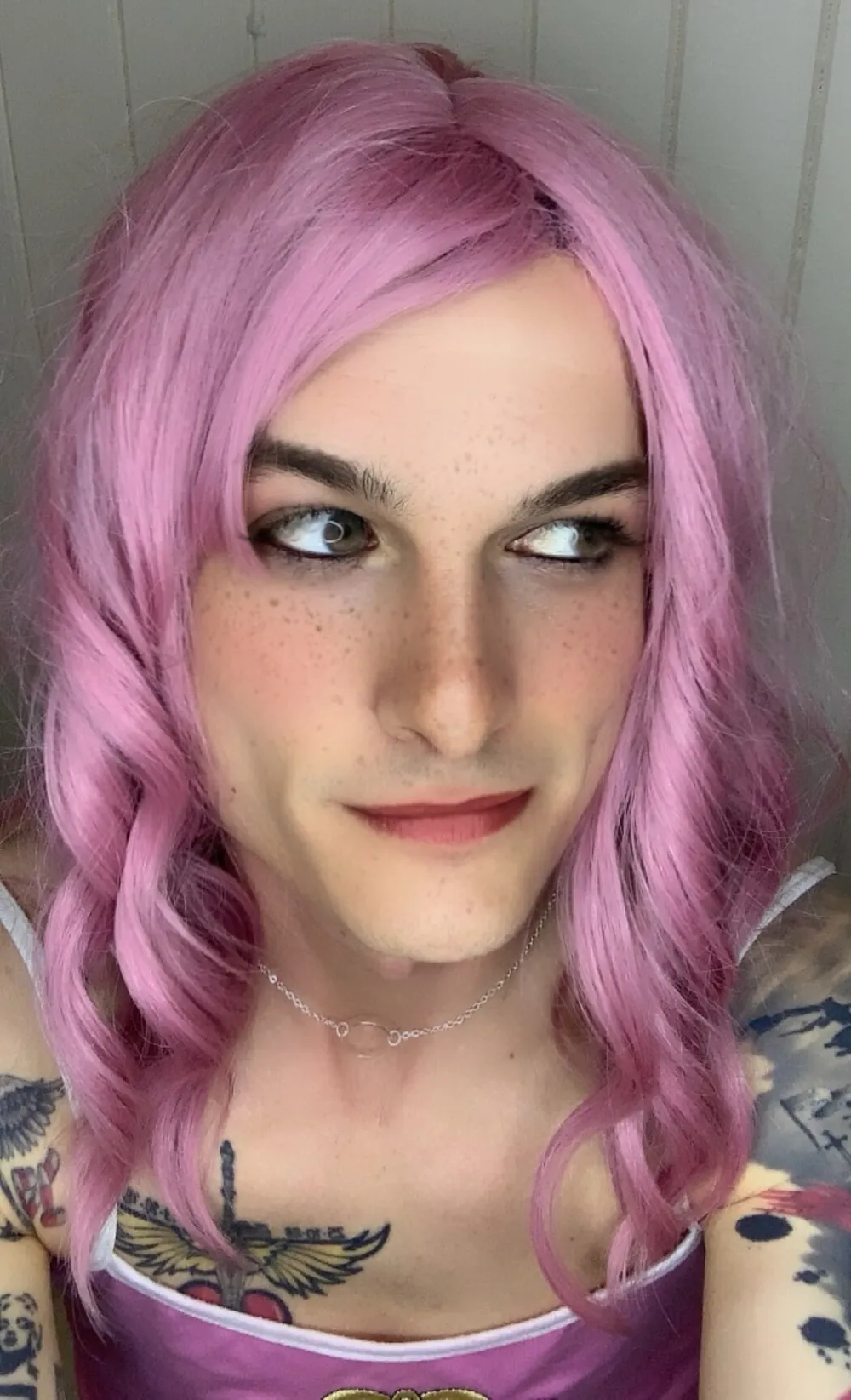 Cute Femboy in pink