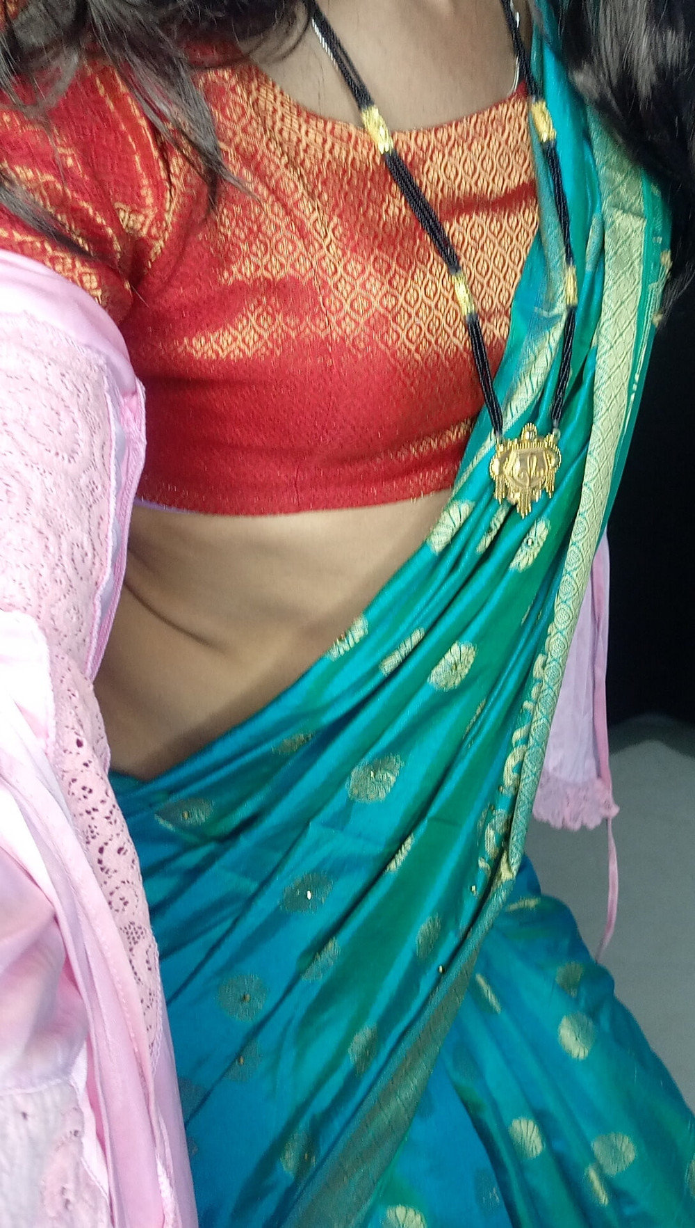 Indian stepmom sexy blou saree and peticot #46