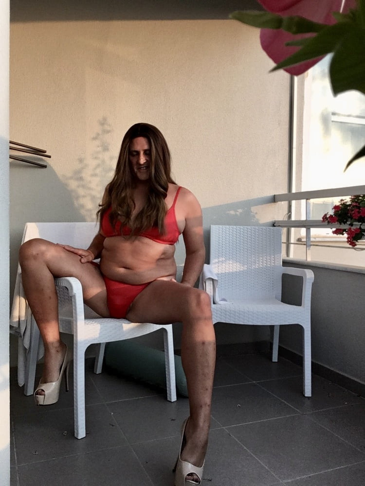 Red Bikini and tan lines #13