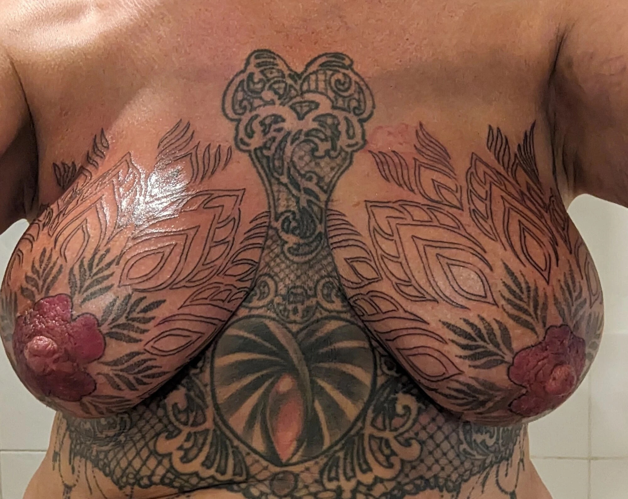 New boob tattoos session 2 #23